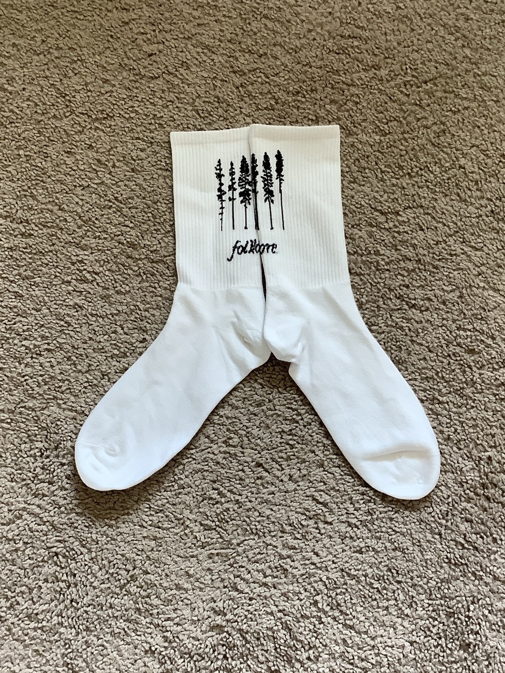 Authentic Taylor Swift Folklore "In the Trees" Crew Socks Rare